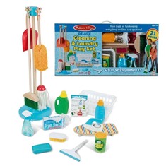 ערכת משחק ניקוי וכביסה מפוארת דגם Deluxe Cleaning & Laundry Play Set